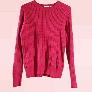 Small kim Rogers crew neck pink sweater